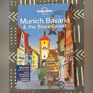 Lonely Planet Munich Bavaria and The Black Forest Pull Out Map 6th Edition Book
